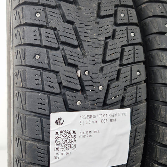 Käytetty: 185/65R15 88T GT Radial IcePro 3