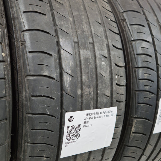 Käytetty: 195/55R16 91V XL Falken Ziex ZE-914a EcoRun