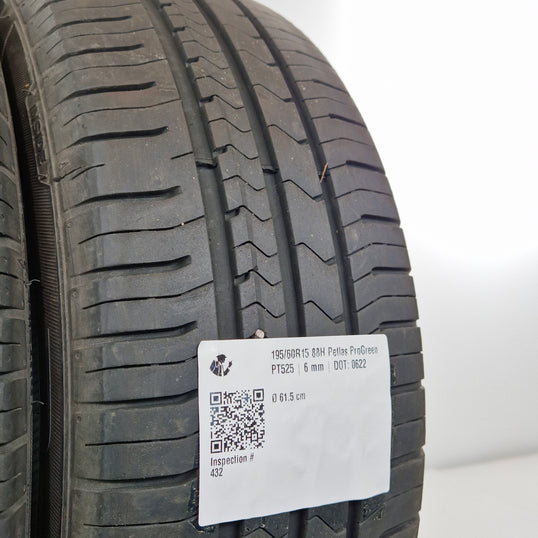 Käytetty: 195/60R15 88H Petlas ProGreen PT525