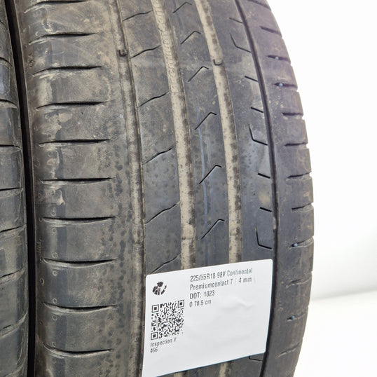 Käytetty: 225/55R18 98V Continental Premiumcontact 7