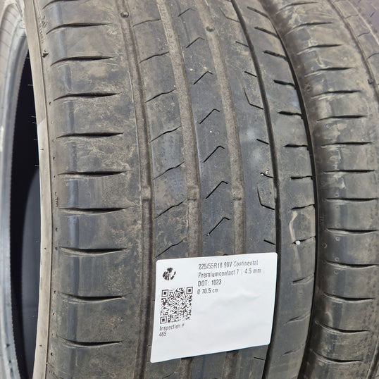 Käytetty: 225/55R18 98V Continental Premiumcontact 7