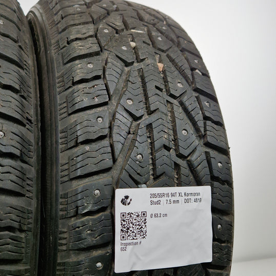 Käytetty: 205/55R16 94T XL Kormoran Stud2