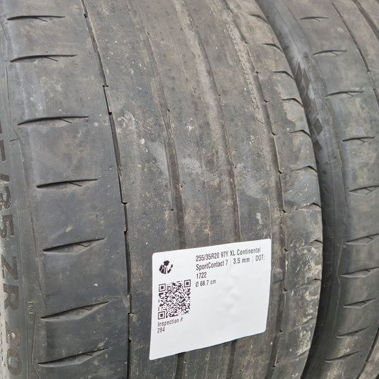 Käytetty: 255/35R20 97Y XL Continental SportContact 7