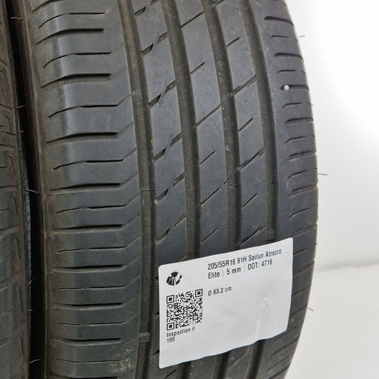 Käytetty: 205/55R16 91H Sailun Atrezzo Elite