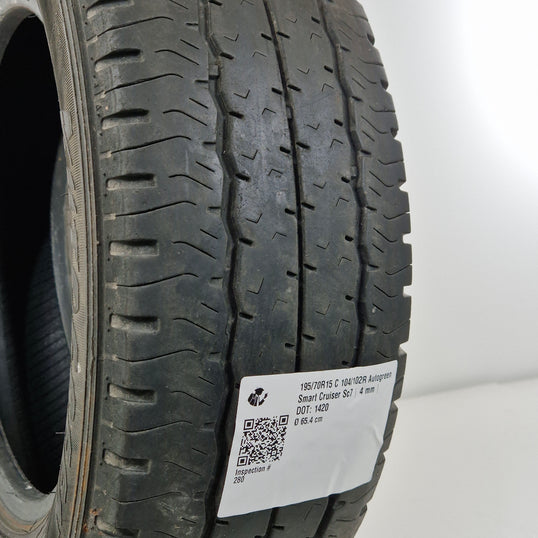 Käytetty: 195/70R15 C 104/102R Autogreen Smart Cruiser Sc7