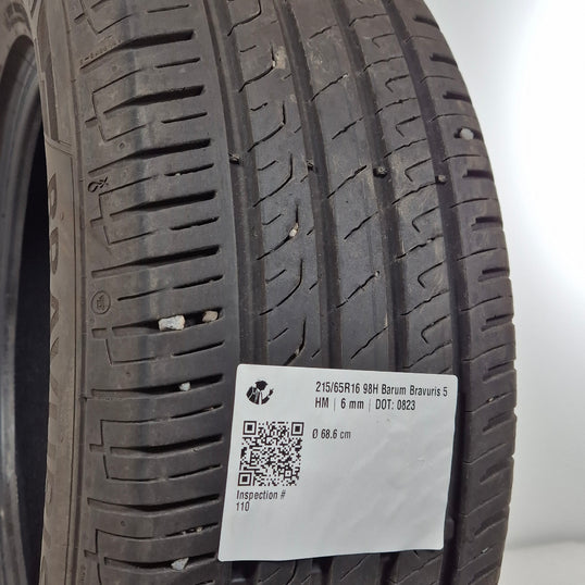 Käytetty: 215/65R16 98H Barum Bravuris 5 HM