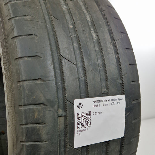 Käytetty: 245/45R17 99Y XL Nokian Hakka Black 2