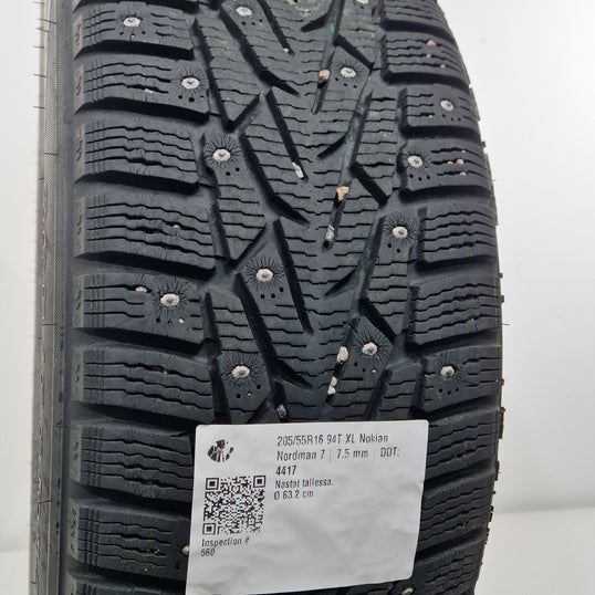 Käytetty: 205/55R16 94T XL Nokian Nordman 7