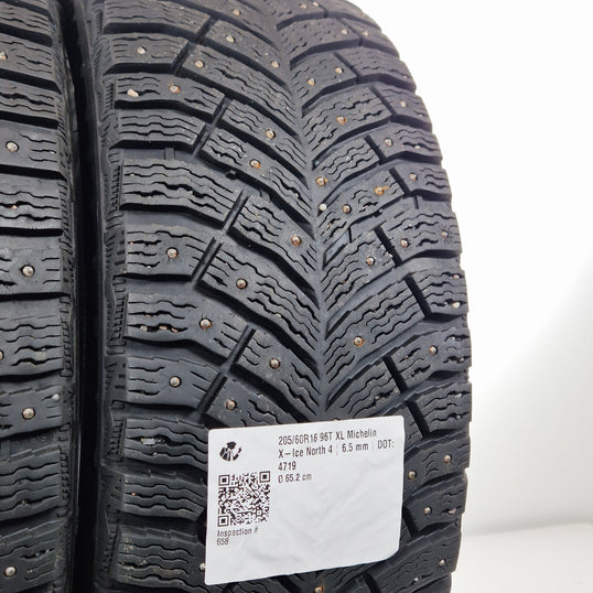 Käytetty: 205/60R16 96T XL Michelin X-Ice North 4