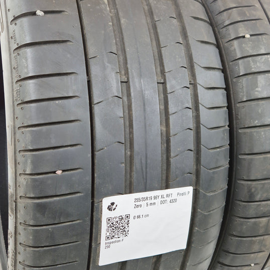 Käytetty: 255/35R19 96Y XL RFT * Pirelli P Zero