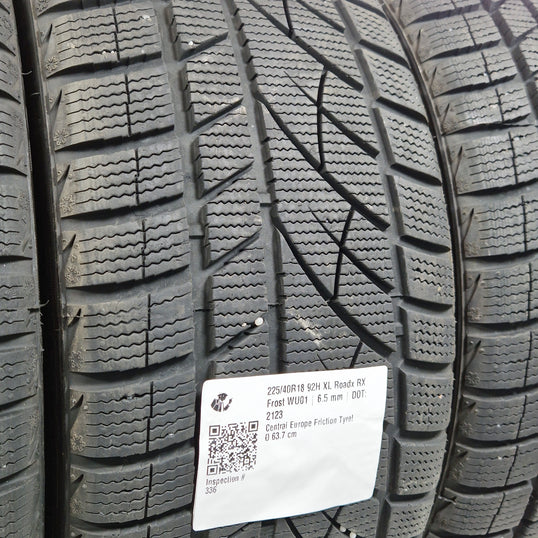 Käytetty: 225/40R18 92H XL Roadx RX Frost WU01