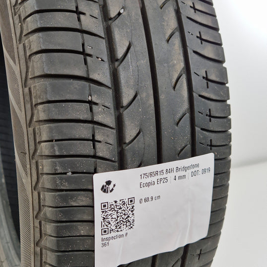 Käytetty: 175/65R15 84H Bridgestone Ecopia EP25