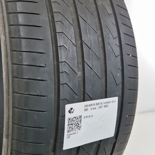 Käytetty: 245/40R19 98W XL Landsail Qirin 990
