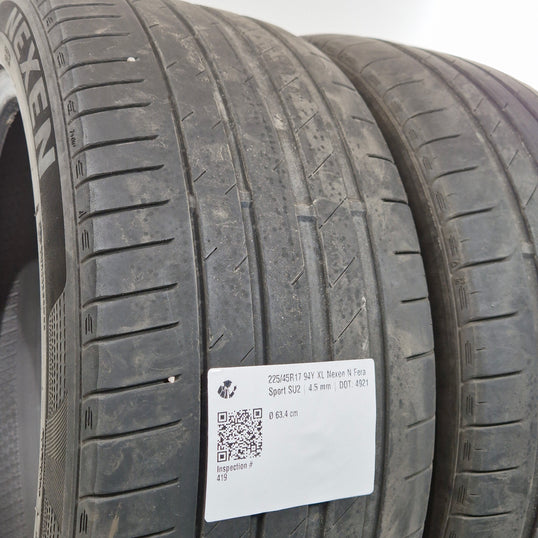 Käytetty: 225/45R17 94Y XL Nexen N Fera Sport SU2