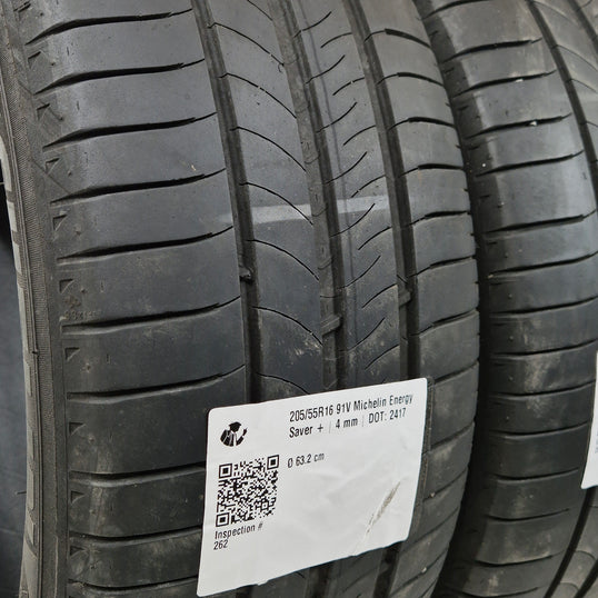 Käytetty: 205/55R16 91V Michelin Energy Saver +