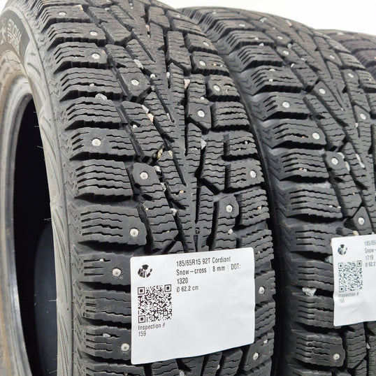 Käytetty: 185/65R15 92T Cordiant Snow-cross