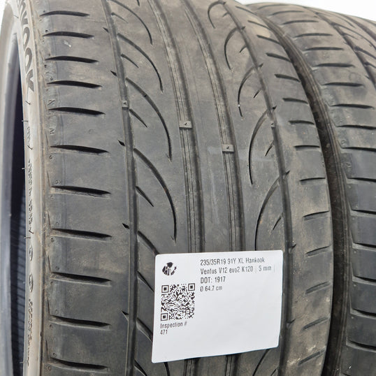 Käytetty: 235/35R19 91Y XL Hankook Ventus V12 evo2 K120