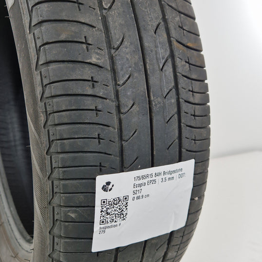 Käytetty: 175/65R15 84H Bridgestone Ecopia EP25