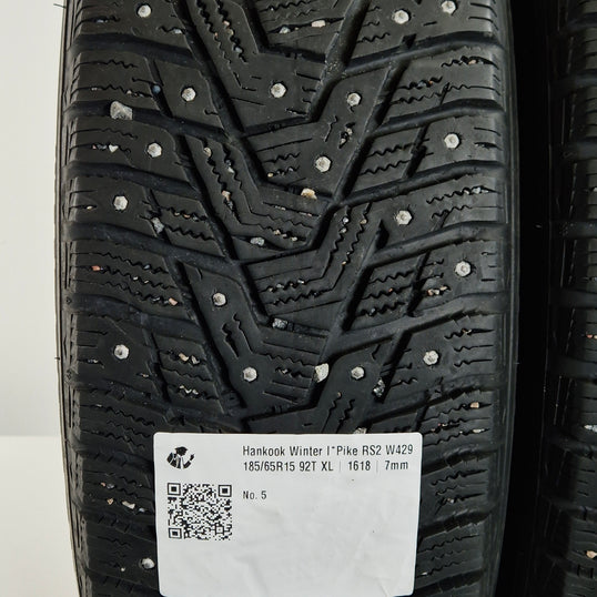 Käytetty: 185/65R15 92T XL Hankook Winter I*Pike RS2 W429