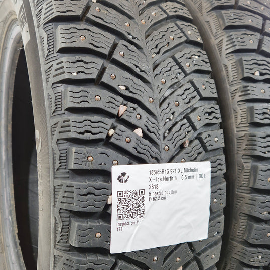 Käytetty: 185/65R15 92T XL Michelin X-Ice North 4