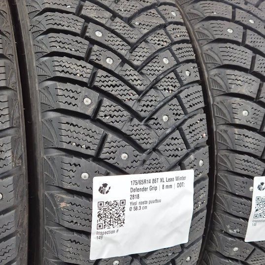 Käytetty: 175/65R14 86T XL Leao Winter Defender Grip