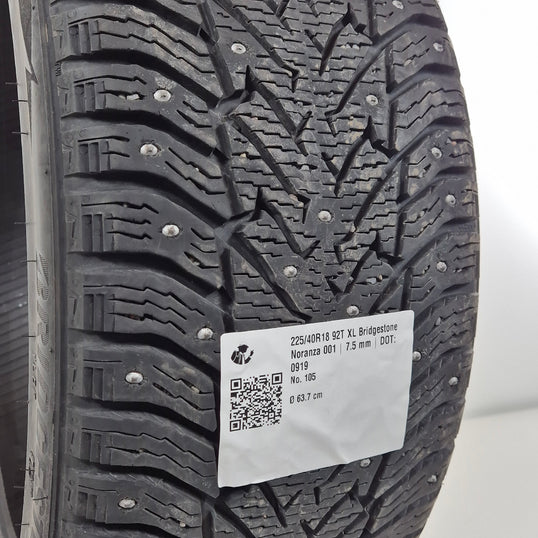 Käytetty: 225/40R18 92T XL Bridgestone Noranza 001