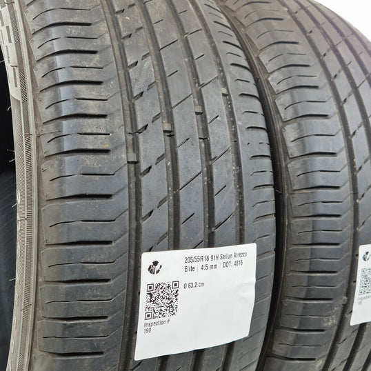 Käytetty: 205/55R16 91H Sailun Atrezzo Elite