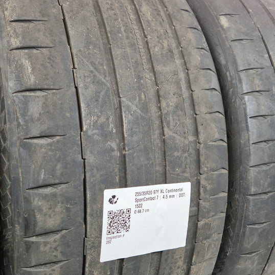 Käytetty: 255/35R20 97Y XL Continental SportContact 7