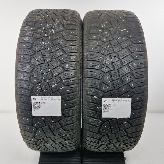 Käytetty: 225/55R17 101T XL Continental IceContact 2