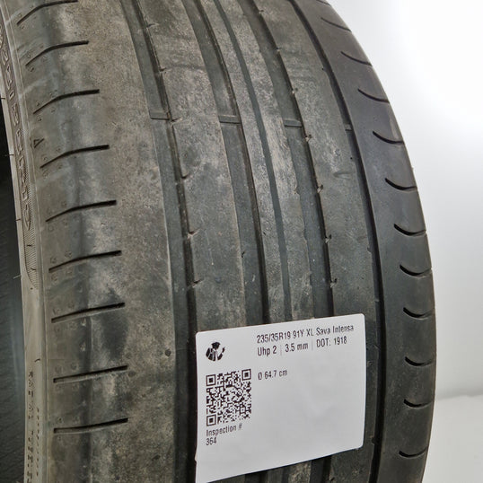 Käytetty: 235/35R19 91Y XL Sava Intensa Uhp 2