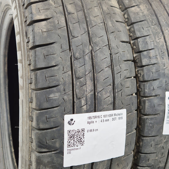 Käytetty: 195/75R16 C 107/105R Michelin Agilis +