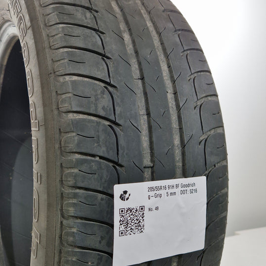 Käytetty: 205/55R16 91H BF Goodrich g-Grip