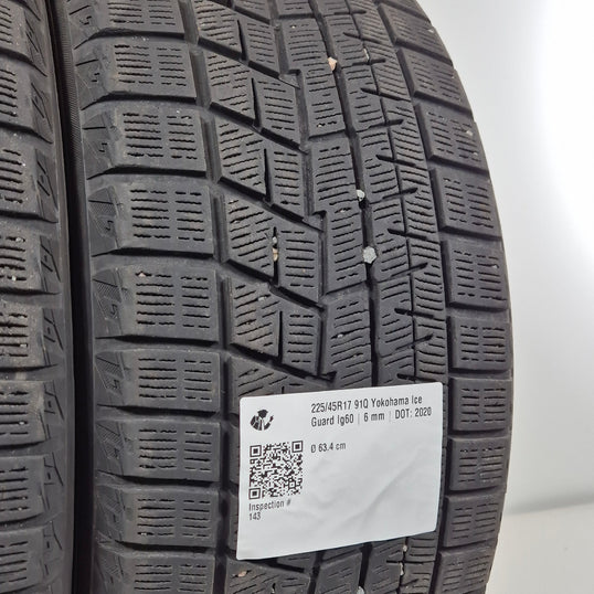 Käytetty: 225/45R17 91Q Yokohama Ice Guard Ig60