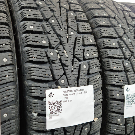 Käytetty: 185/65R15 92T Cordiant Snow-cross
