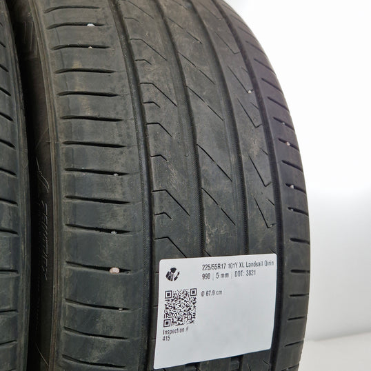 Käytetty: 225/55R17 101Y XL Landsail Qirin 990