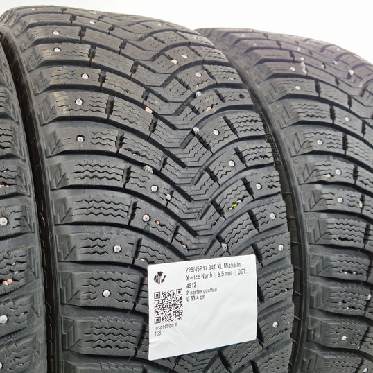 Käytetty: 225/45R17 94T XL Michelin X-Ice North