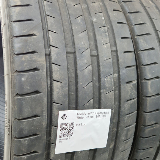 Käytetty: 245/35R21 96Y XL Linglong Sport Master