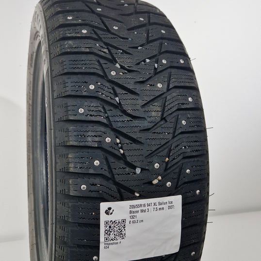 Käytetty: 205/55R16 94T XL Sailun Ice Blazer Wst 3