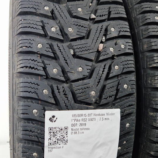 Käytetty: 185/60R15 88T Hankook Winter I*Pike RS2 W429